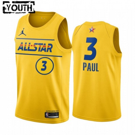 Kinder NBA Phoenix Suns Trikot Chris Paul 3 2021 All-Star Jordan Brand Gold Swingman